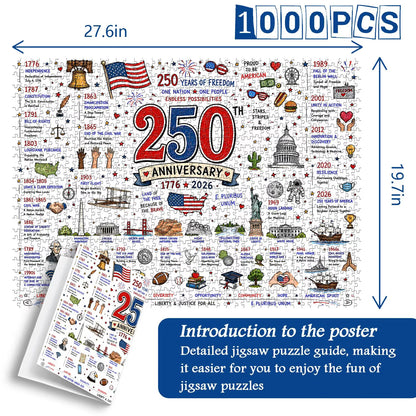 Flash Sale  🧩🦅Patriotic America Jigsaw Puzzle - 1000 Pieces