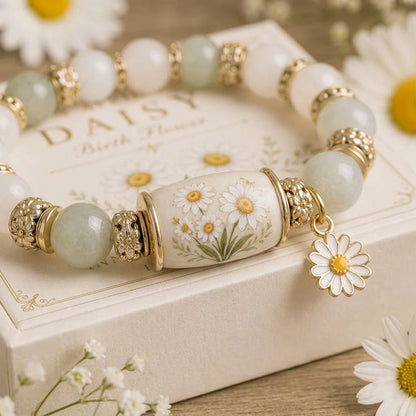 🌸 Personalized Birth Flower Blessing Bracelet – The Perfect Birthday & Keepsake Gift