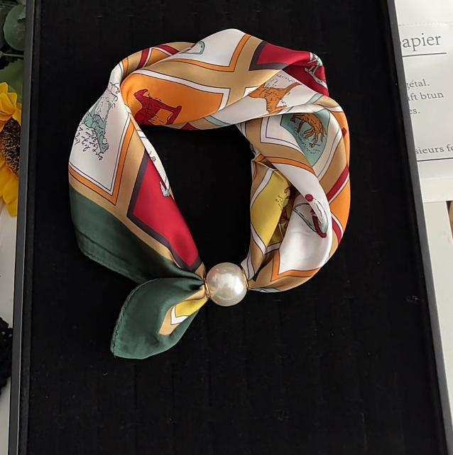 Pearl Scarf Necklace — The 5-Second Outfit Upgrade
