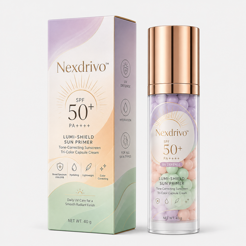 Nexdrivo™ Three-Color Protective Isolation Cream with SPF 50 Coverage