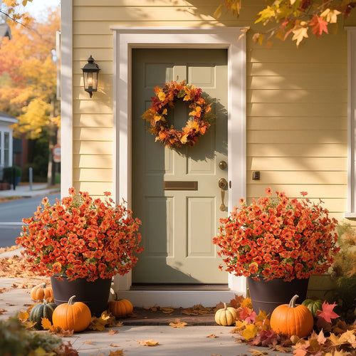 🔥Last Day 50% OFF🍁Fall Artificial Flowers for Outdoors