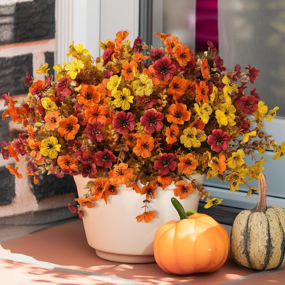 🔥Last Day 50% OFF🍁Fall Artificial Flowers for Outdoors