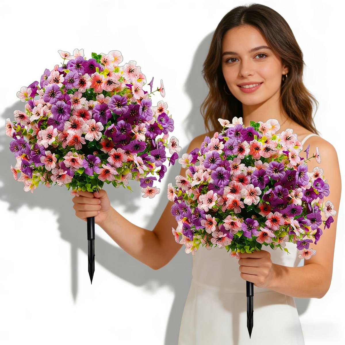 🌸 Ever-Blooming Garden Flower Stakes