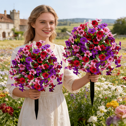 🌸 Ever-Blooming Garden Flower Stakes