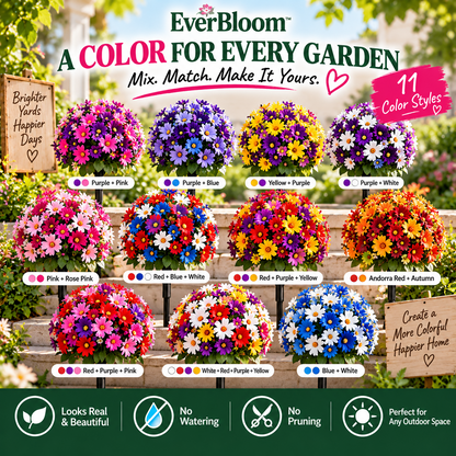 🌸 Ever-Blooming Garden Flower Stakes