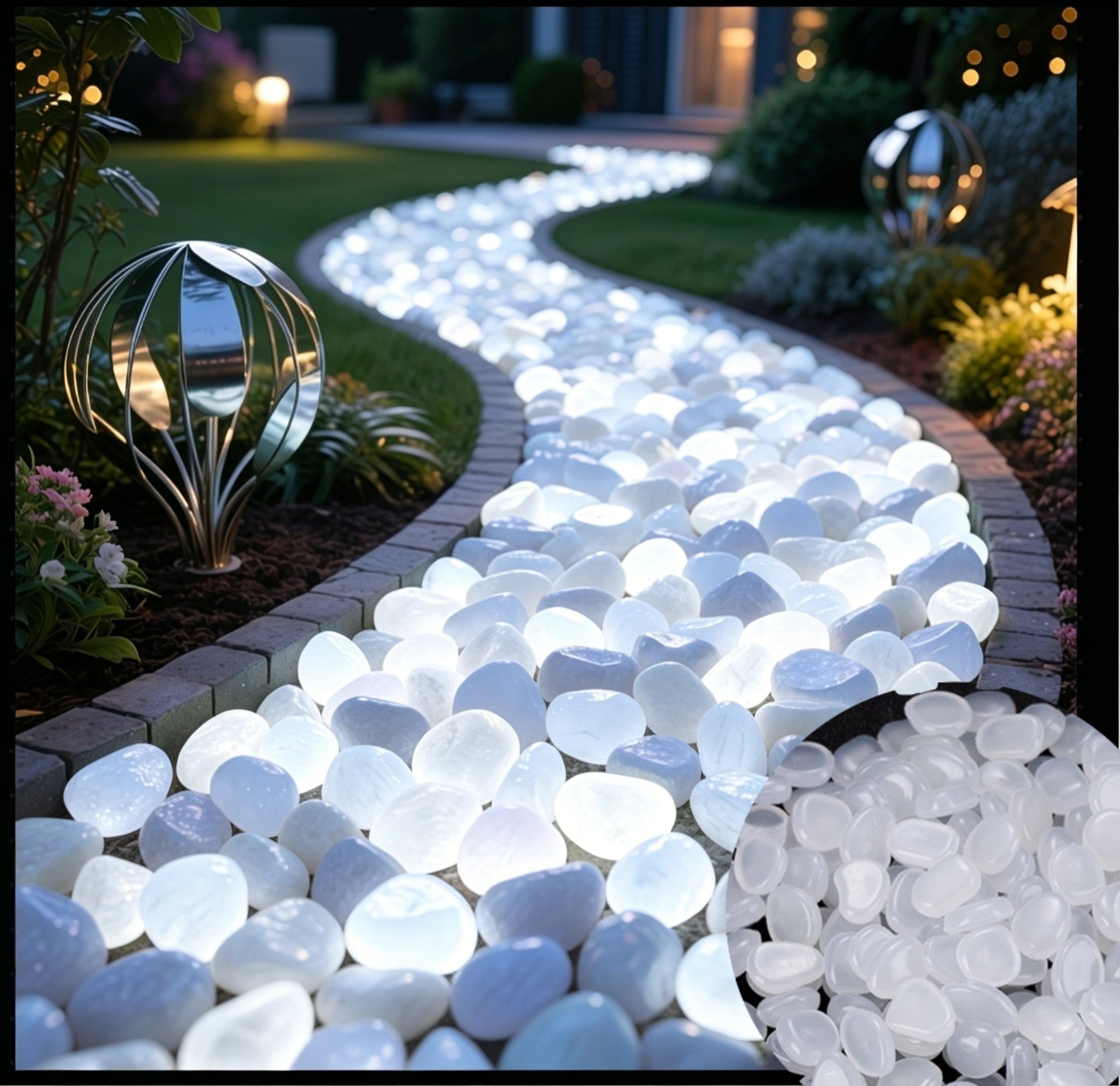 🏆Flash Sale⚡ 50K+ SOLD! Almost Gone-💥Glow In The Dark Rocks - Illuminate Your Outdoors with Enchanting Glow!