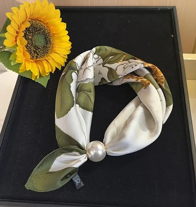 Pearl Scarf Necklace — The 5-Second Outfit Upgrade