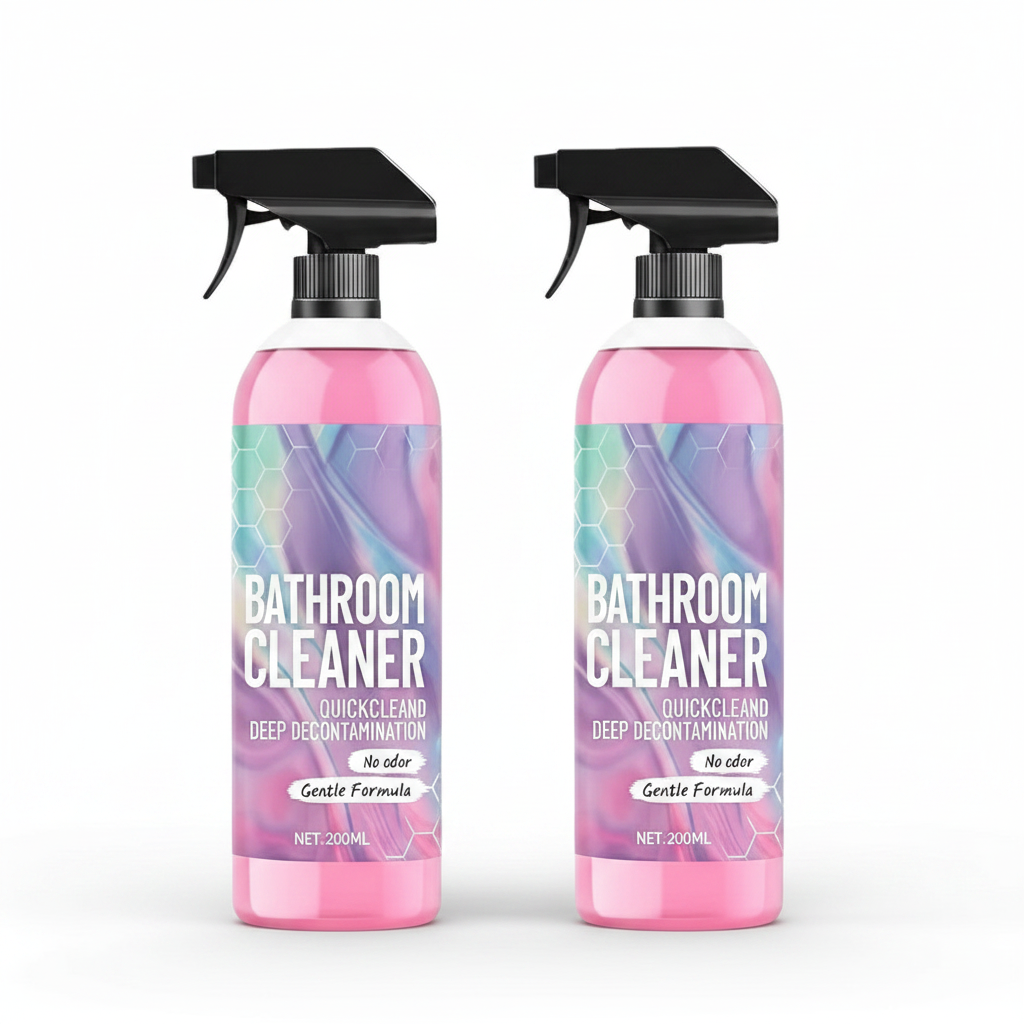✨ Bathroom Cleaner: Sparkle in Seconds, No Harsh Fumes