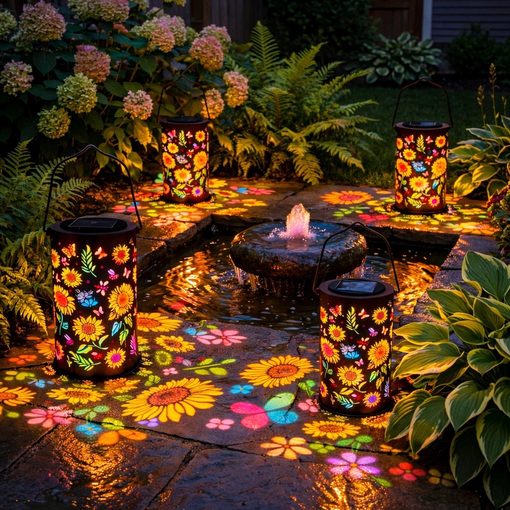 🌻Colorful Sunflower Glow Solar Garden Lantern – Create A Magical Flower Light Show For Your Outdoor Space