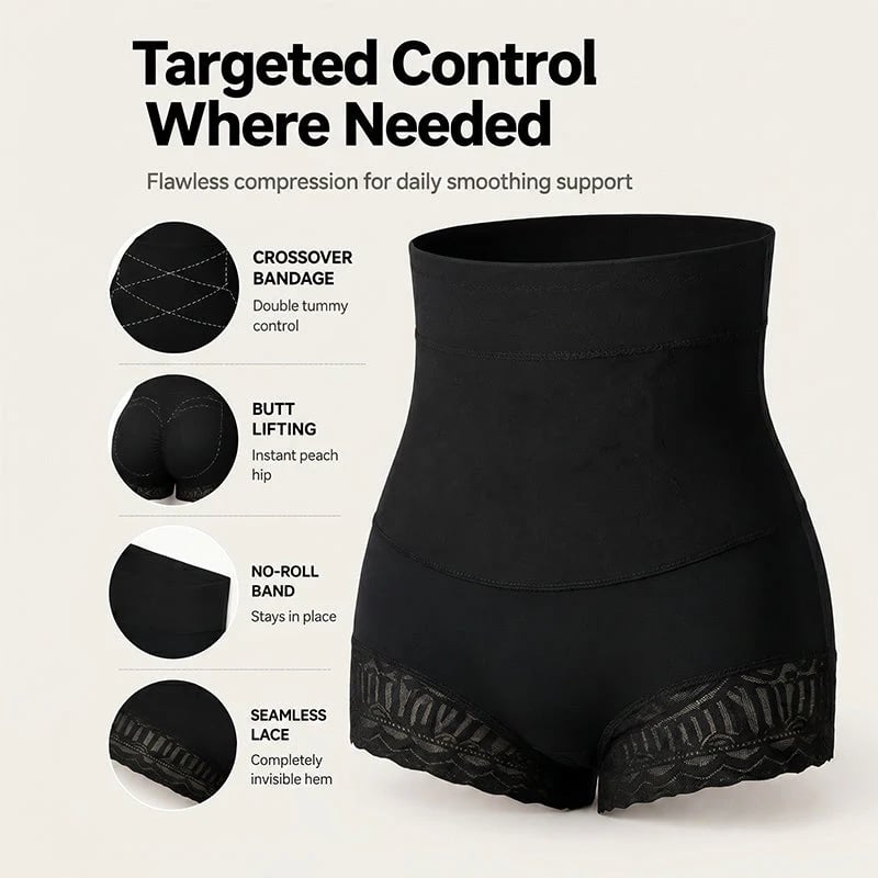 🥳2026 HOT SALE🥳💞50K+ SOLD!✨ 💝 Women's Cross Tummy Control Shapewear Panties