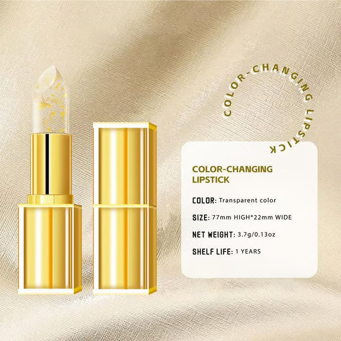 Transferproof Color-Changing Lipstick💄CrystalClear Color Alchemy 💋 Auto-Tints on Contact!