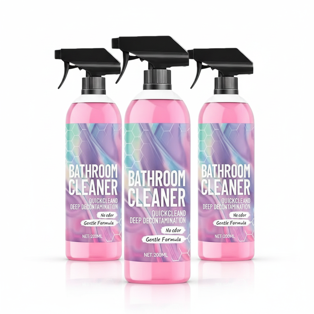 ✨ Bathroom Cleaner: Sparkle in Seconds, No Harsh Fumes