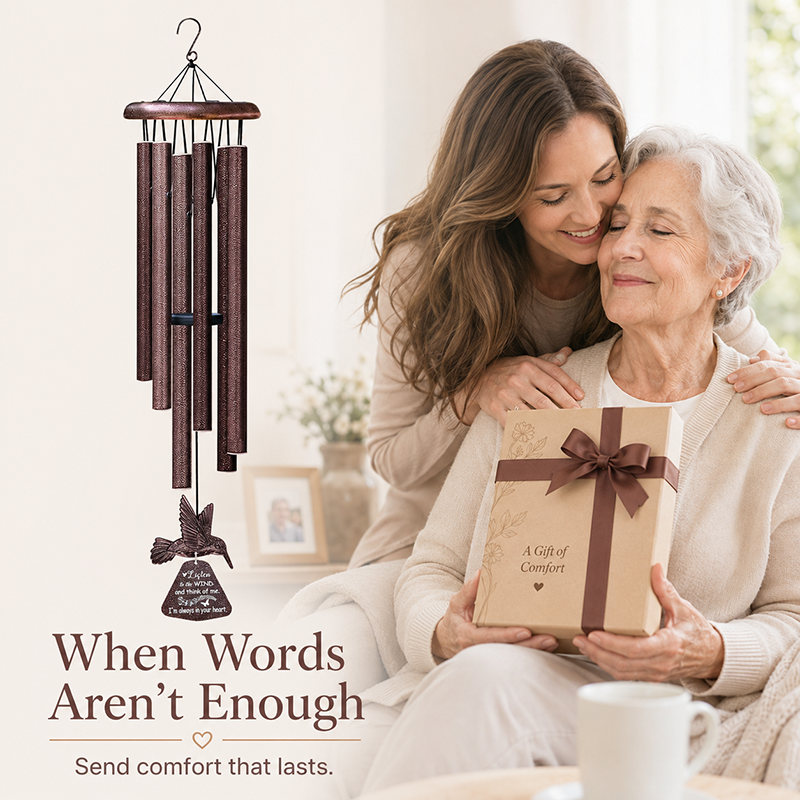 Memorial Hummingbird Wind Chime – A Thoughtful Sympathy Gift