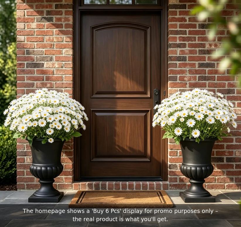 💥Last Day 70% OFF🌼- Artificial Outdoor Sunset Mums Flowers - UV resistant, Waterproof, Windproof