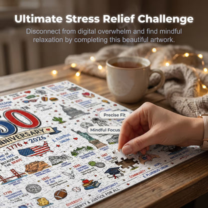 Flash Sale  🧩🦅Patriotic America Jigsaw Puzzle - 1000 Pieces