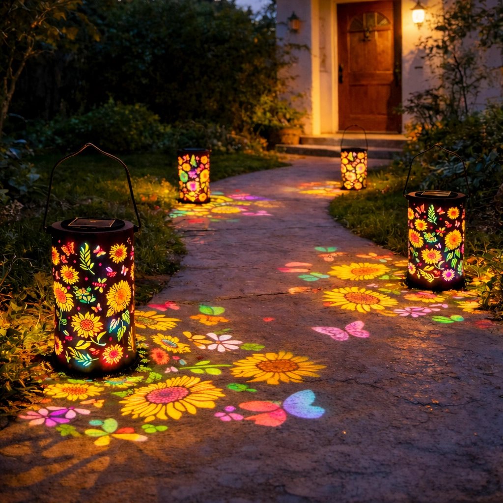 🌻Colorful Sunflower Glow Solar Garden Lantern – Create A Magical Flower Light Show For Your Outdoor Space
