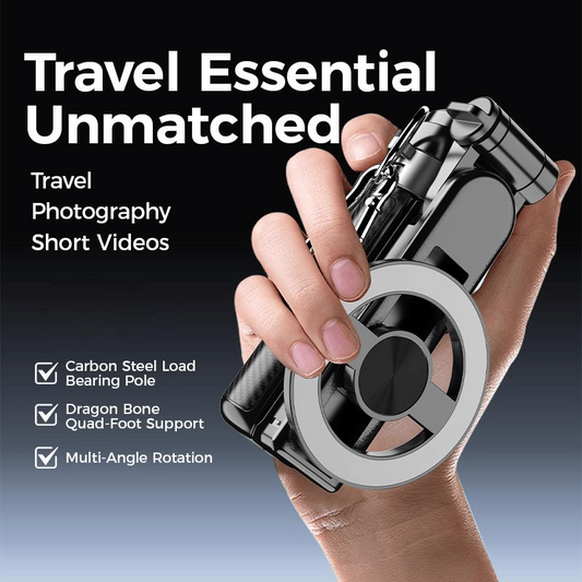 🏆✨4-in-1 Multifunctional magnetic selfie stick with 360° rotation
