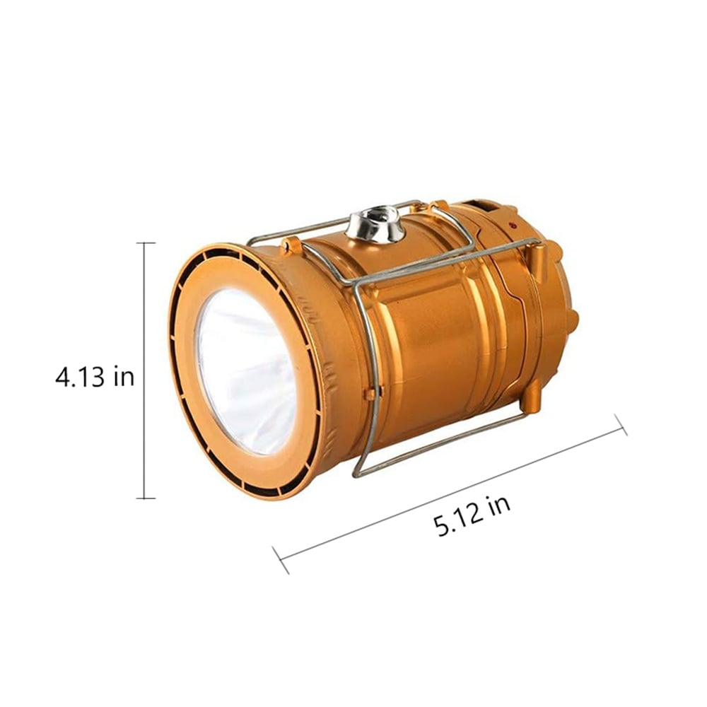 🔦 Solar Rechargeable LED Camping Light