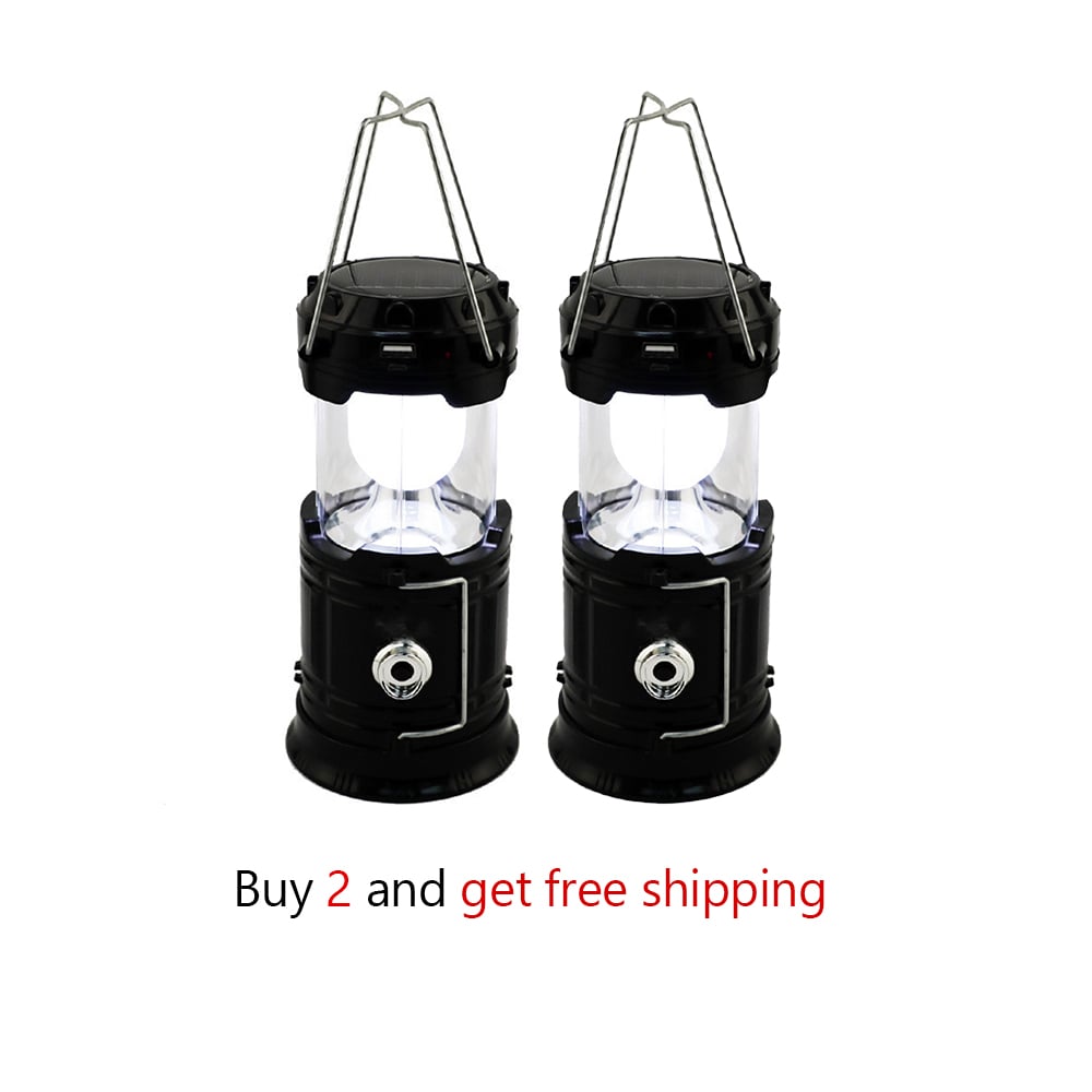 🔦 Solar Rechargeable LED Camping Light