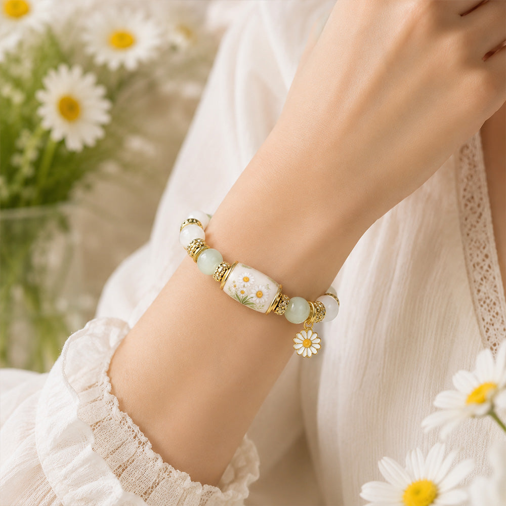 🌸 Personalized Birth Flower Blessing Bracelet – The Perfect Birthday & Keepsake Gift