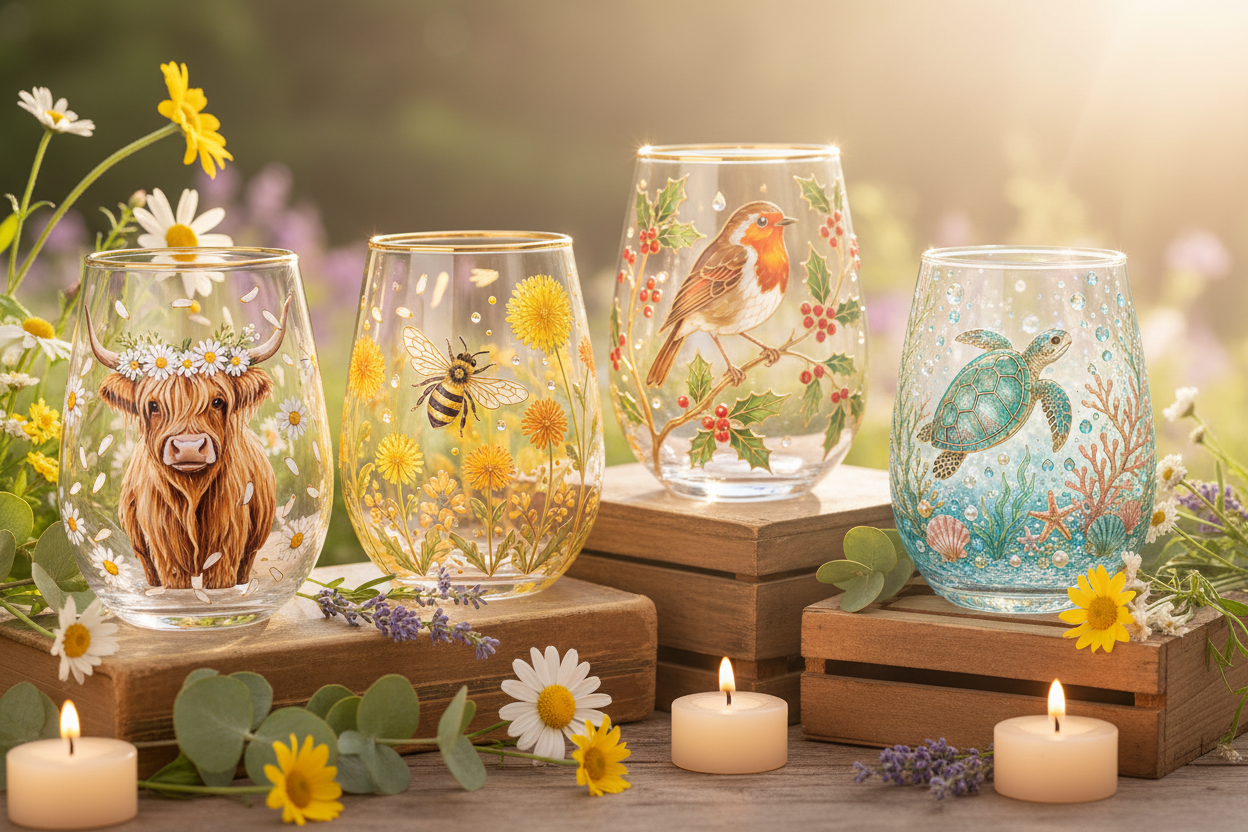 🌸🌿 2026 Nature's Soul Glass Cup Collection