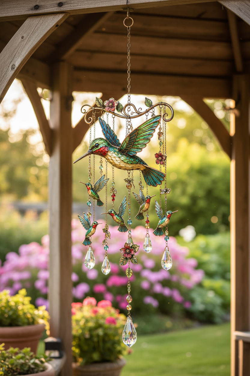 🔥Last Day 52% OFF - 🐦🎐Graceful Hummingbird Wind Chime