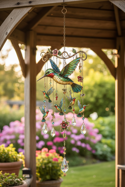 🔥Last Day 52% OFF - 🐦🎐Graceful Hummingbird Wind Chime