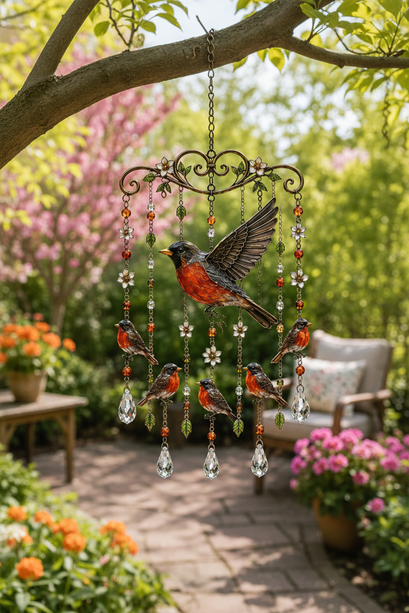 🔥Last Day 52% OFF - 🐦🎐Graceful Hummingbird Wind Chime