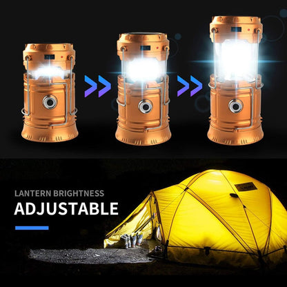 🔦 Solar Rechargeable LED Camping Light