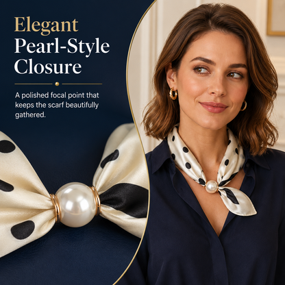 Pearl Scarf Necklace — The 5-Second Outfit Upgrade