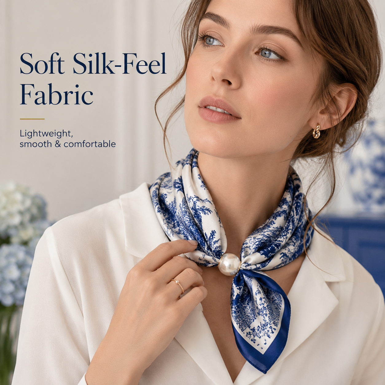 Pearl Scarf Necklace — The 5-Second Outfit Upgrade