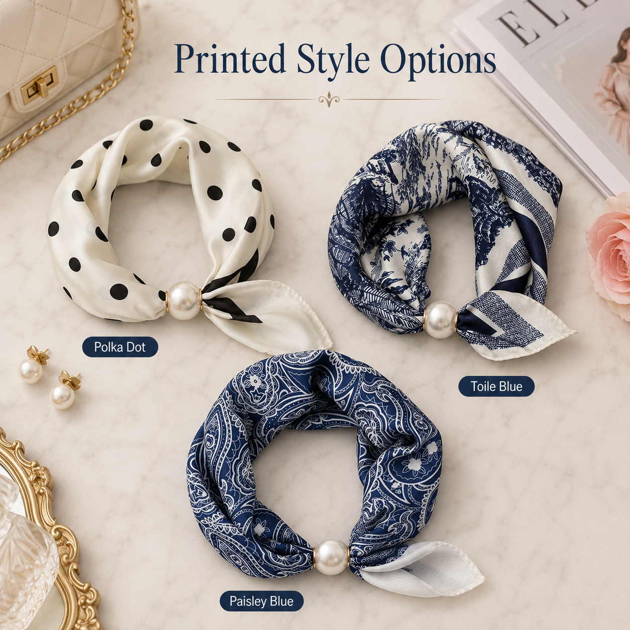 Pearl Scarf Necklace — The 5-Second Outfit Upgrade