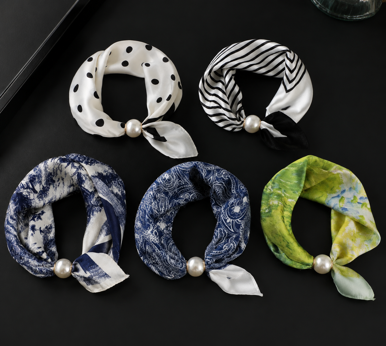 Pearl Scarf Necklace — The 5-Second Outfit Upgrade