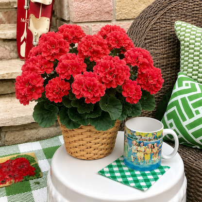🎁 Last Day 60% OFF - Realistic Artificial Geranium Flowers For Beautiful Outdoor Decor