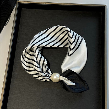 Pearl Scarf Necklace — The 5-Second Outfit Upgrade