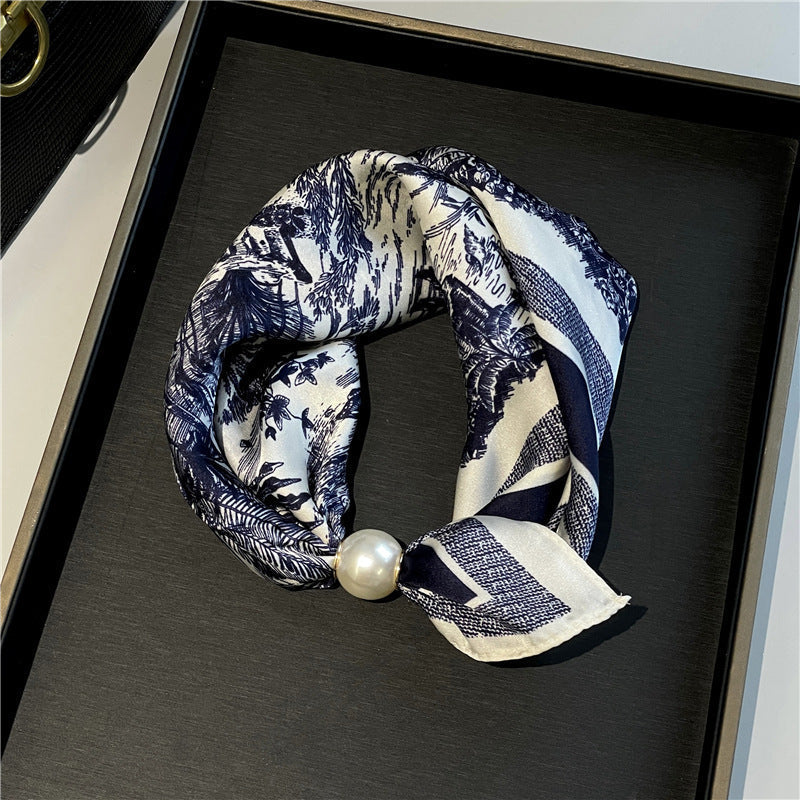 Pearl Scarf Necklace — The 5-Second Outfit Upgrade