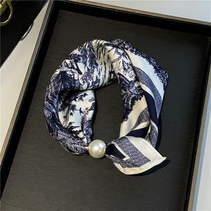 Pearl Scarf Necklace — The 5-Second Outfit Upgrade