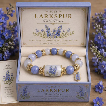 🌸 Personalized Birth Flower Blessing Bracelet – The Perfect Birthday & Keepsake Gift