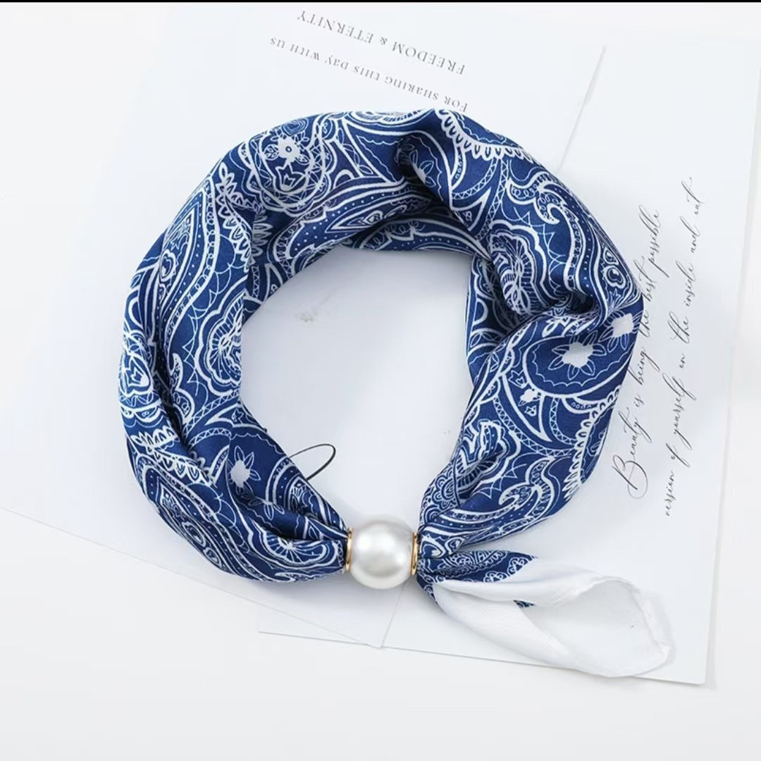 Pearl Scarf Necklace — The 5-Second Outfit Upgrade