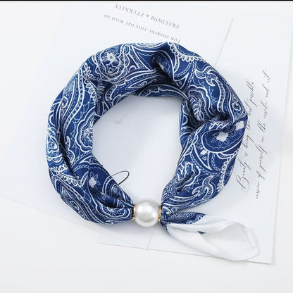 Pearl Scarf Necklace — The 5-Second Outfit Upgrade