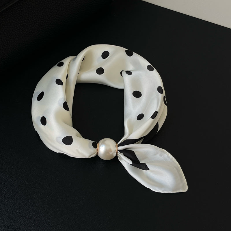 Pearl Scarf Necklace — The 5-Second Outfit Upgrade