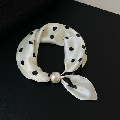Pearl Scarf Necklace — The 5-Second Outfit Upgrade