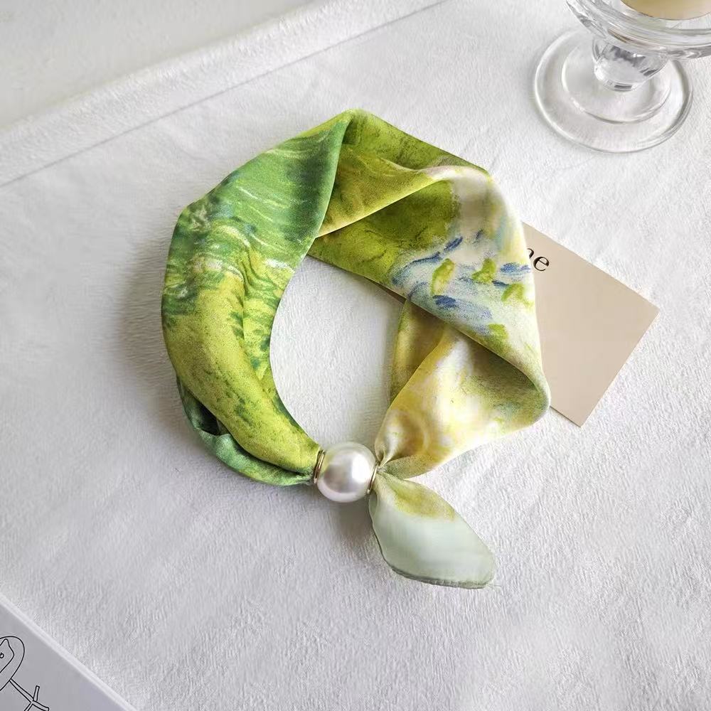 Pearl Scarf Necklace — The 5-Second Outfit Upgrade