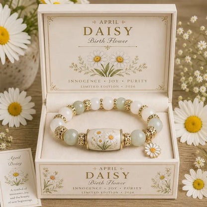🌸 Personalized Birth Flower Blessing Bracelet – The Perfect Birthday & Keepsake Gift