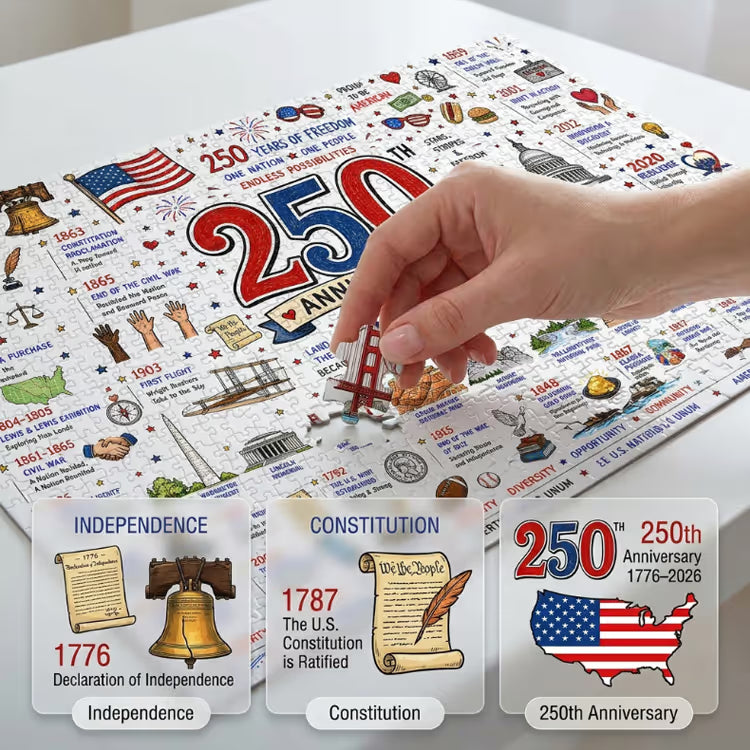 Flash Sale  🧩🦅Patriotic America Jigsaw Puzzle - 1000 Pieces