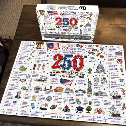 Flash Sale  🧩🦅Patriotic America Jigsaw Puzzle - 1000 Pieces
