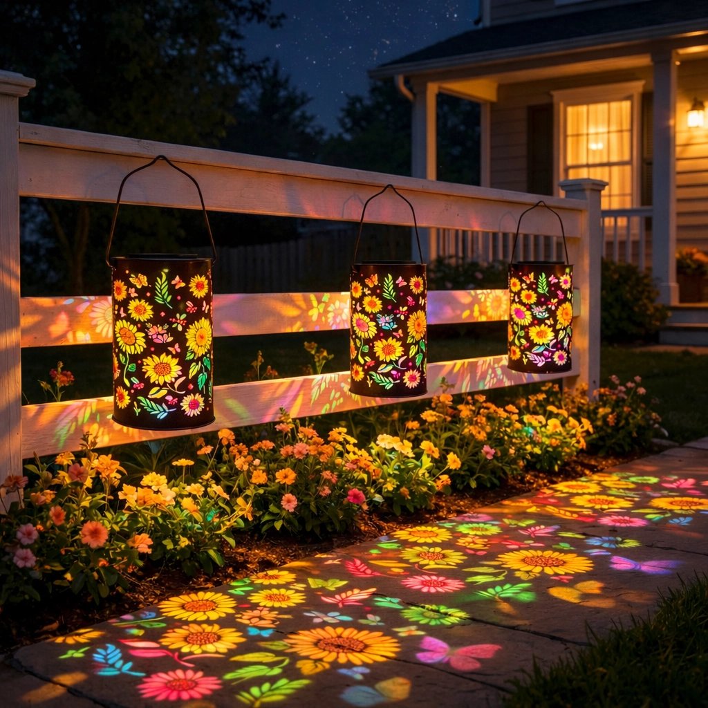 🌻Colorful Sunflower Glow Solar Garden Lantern – Create A Magical Flower Light Show For Your Outdoor Space