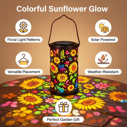 🌻Colorful Sunflower Glow Solar Garden Lantern – Create A Magical Flower Light Show For Your Outdoor Space