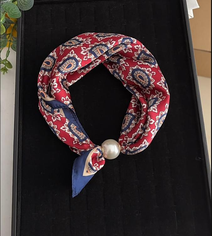 Pearl Scarf Necklace — The 5-Second Outfit Upgrade