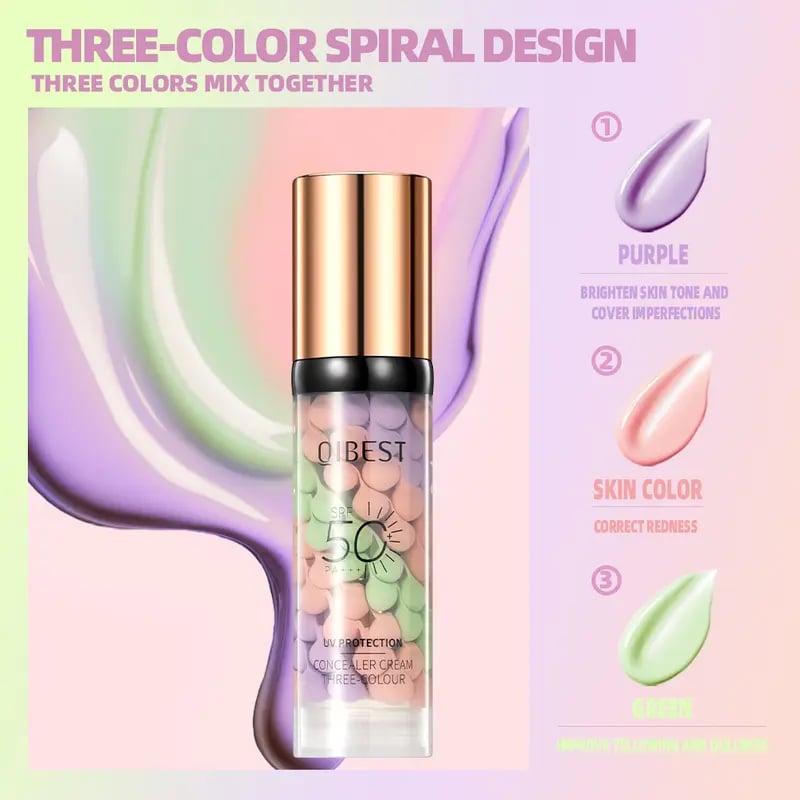 Three-Color Protective Isolation Cream